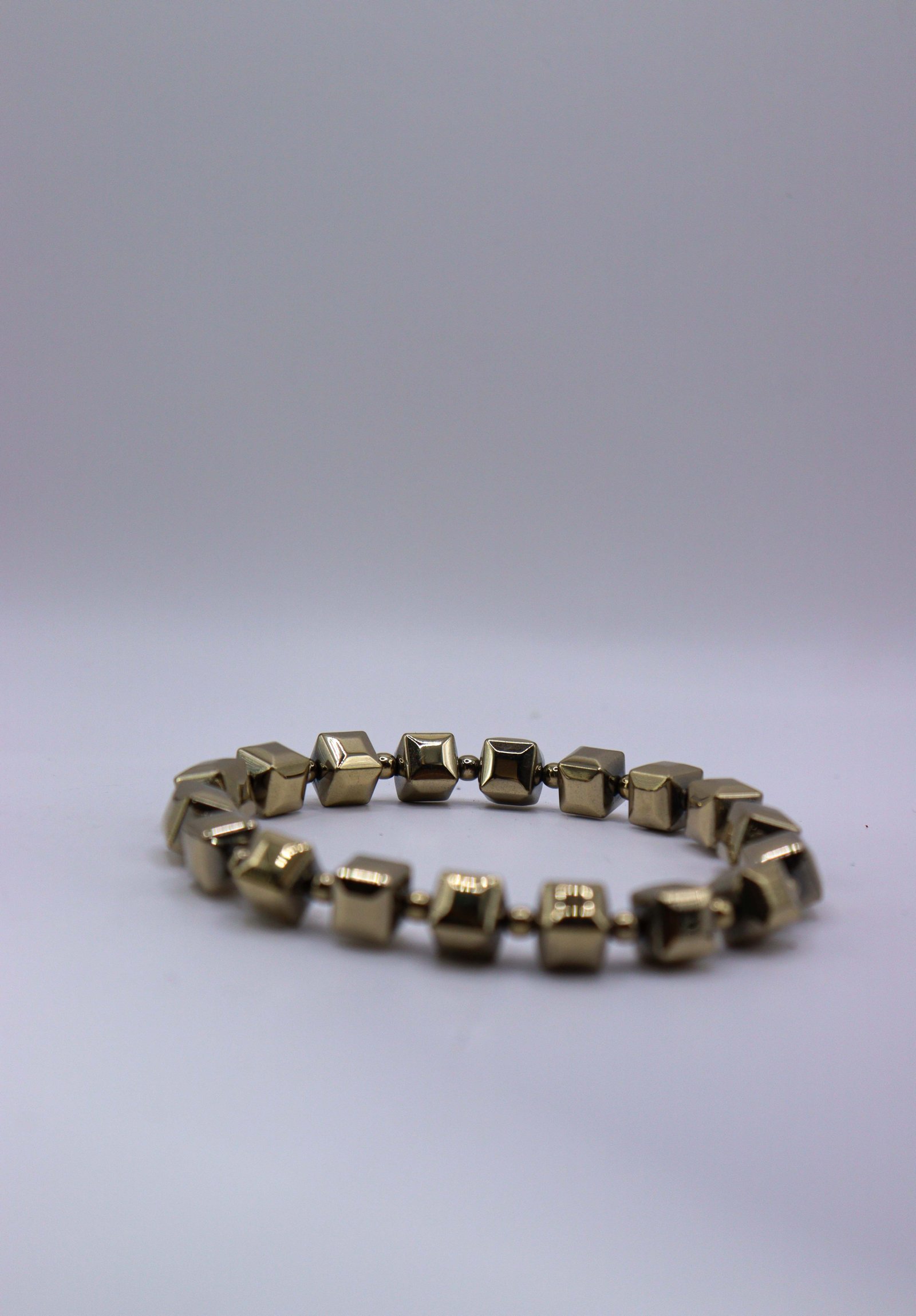 golden pyrite bracelet