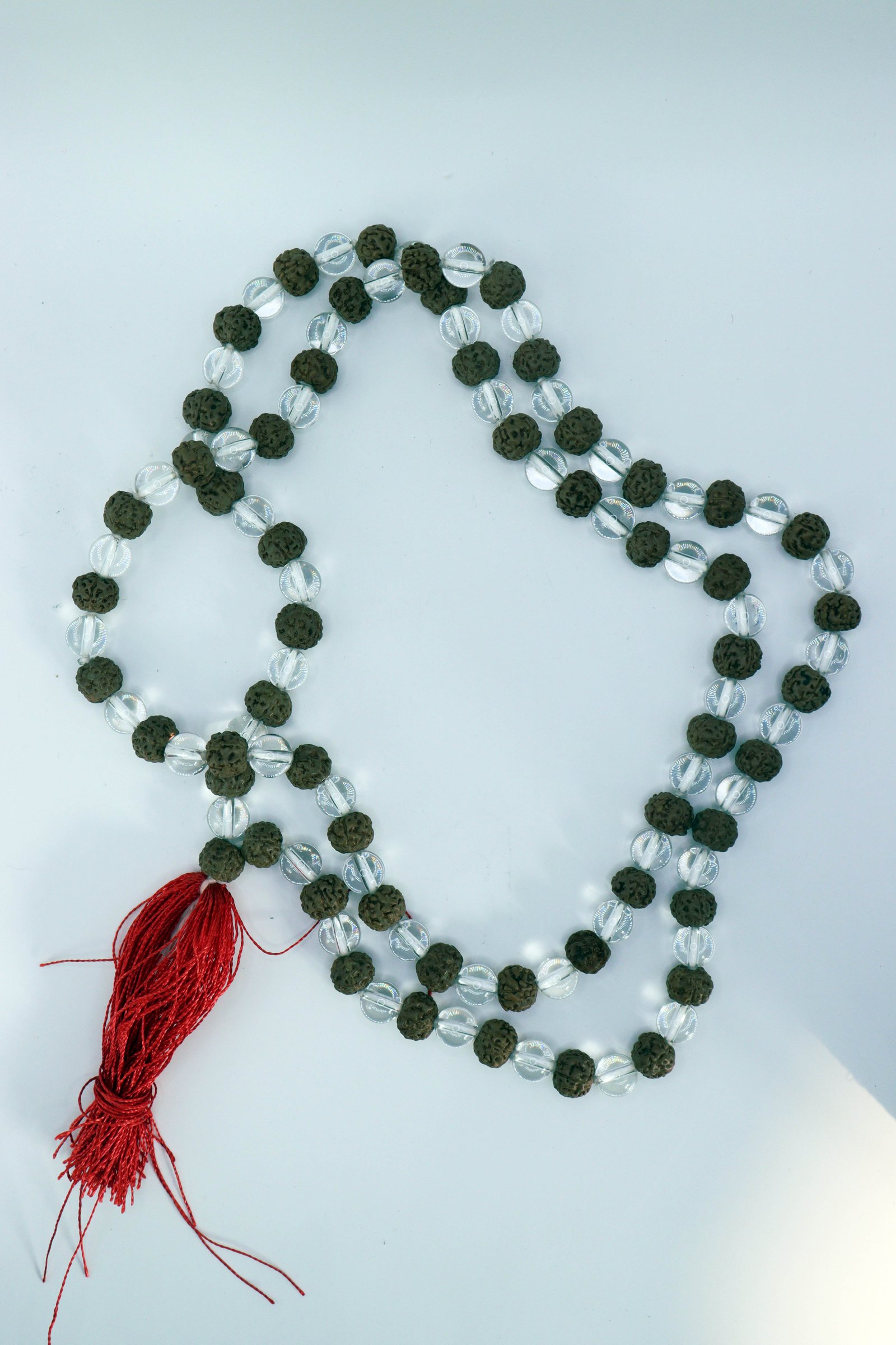 स्फटिक रुद्राक्ष जाप माला (sphatik rudraksh jaap mala)