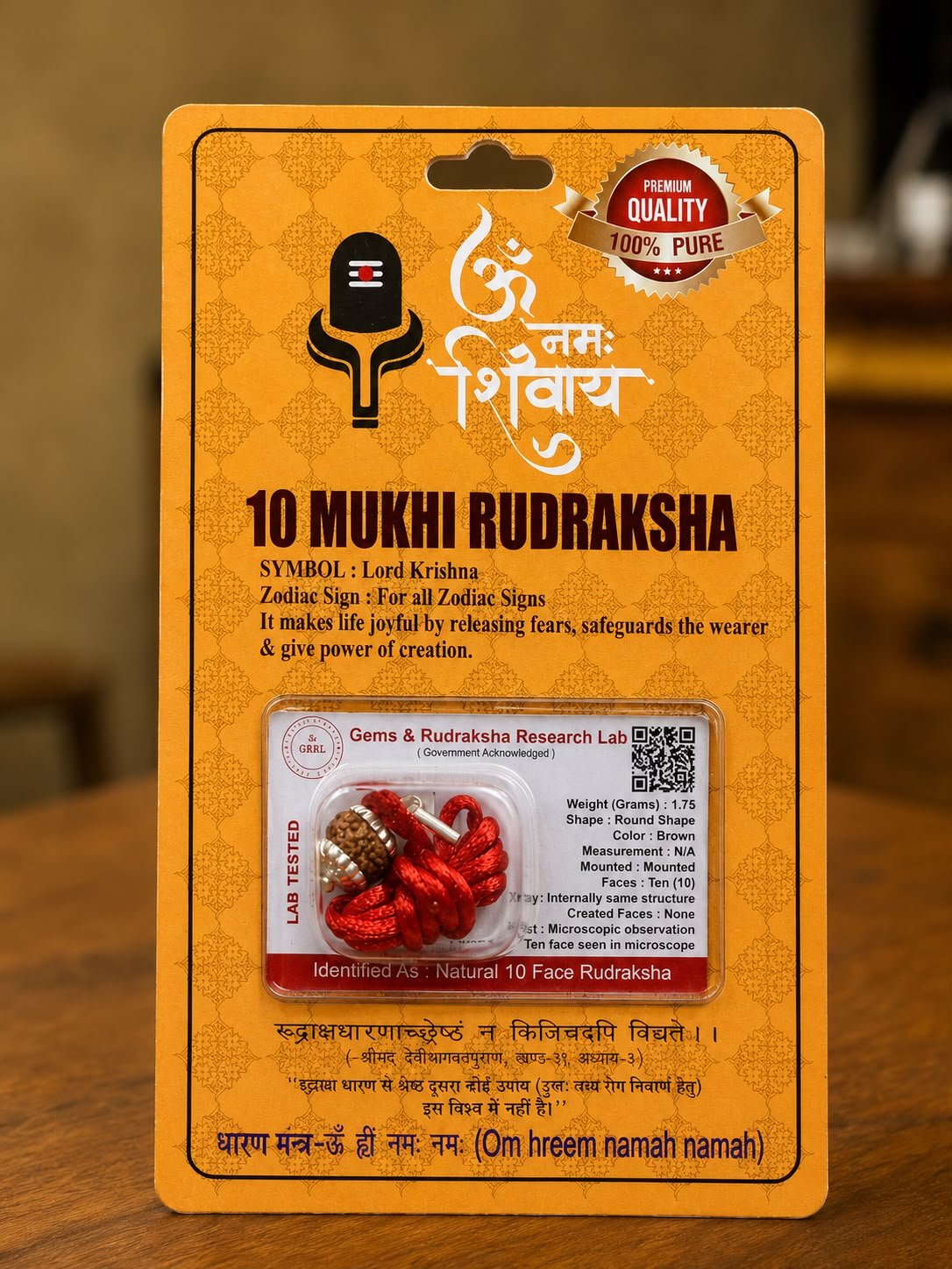 दस मुखी रुद्राक्ष (10 mukhi rudraksh)