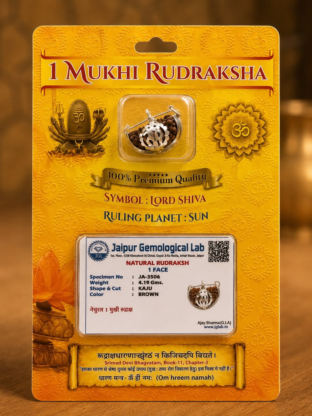 एक मुखी रुद्राक्ष (1 Mukhi Rudraksha)